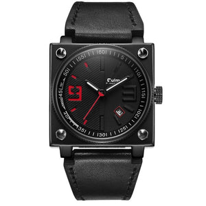 Square luxury wristwatch